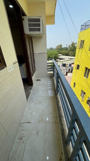 Balcony in 2 BHK Apartment at Palm Residency Chhatarpur, Chattarpur – for Rent