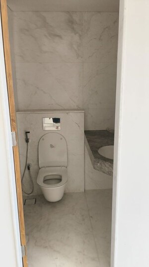 Bathroom in 2.5 BHK Apartment at Lodha Bellagio, Powai – for Rent