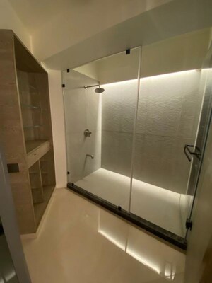 Kitchen in 3 BHK Apartment at Raj Grandeur, Bsnl Colony – for Rent