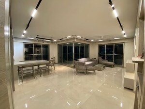 Living Room in 3 BHK Apartment at Raj Grandeur, Bsnl Colony – for Rent