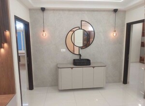 Bathroom in 3 BHK Apartment at Rajapushpa Provincia, Narsingi – for Rent