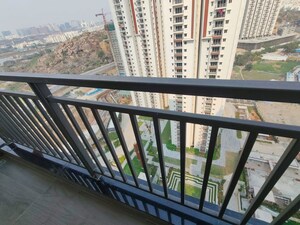 Balcony in 3 BHK Apartment at Aparna Zenon, Puppalaguda – for Rent