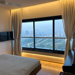 Bedroom in 3 BHK Apartment at Godrej Platinum Vikhroli East, Godrej & Boyce Industry Estate – for Rent