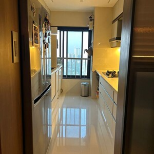 Building Lobby in 3 BHK Apartment at Godrej Platinum Vikhroli East, Godrej & Boyce Industry Estate – for Rent