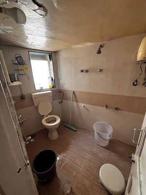 Bathroom in 2 BHK Apartment at Juhu – for Rent