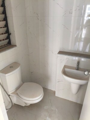 Bathroom in 1.5 BHK Apartment at Runwal Gardens Phase 2, Dombivli East – for Rent