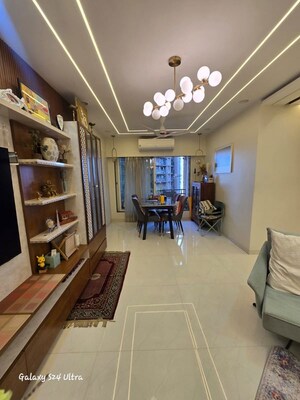 Living Room in 2 BHK Apartment at Gurukrupa Marina Enclave, Malad West – for Rent