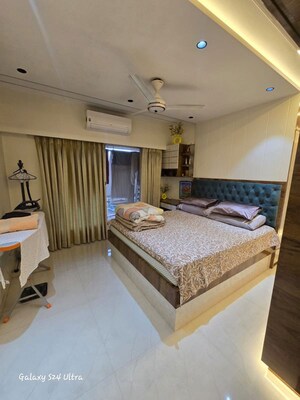 Bedroom in 2 BHK Apartment at Gurukrupa Marina Enclave, Malad West – for Rent