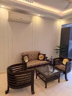Living Room in 3 BHK Builder Floor at East Of Kailash – for Sale