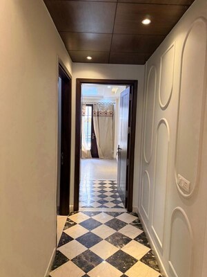 Building Lobby in 3 BHK Builder Floor at East Of Kailash – for Sale