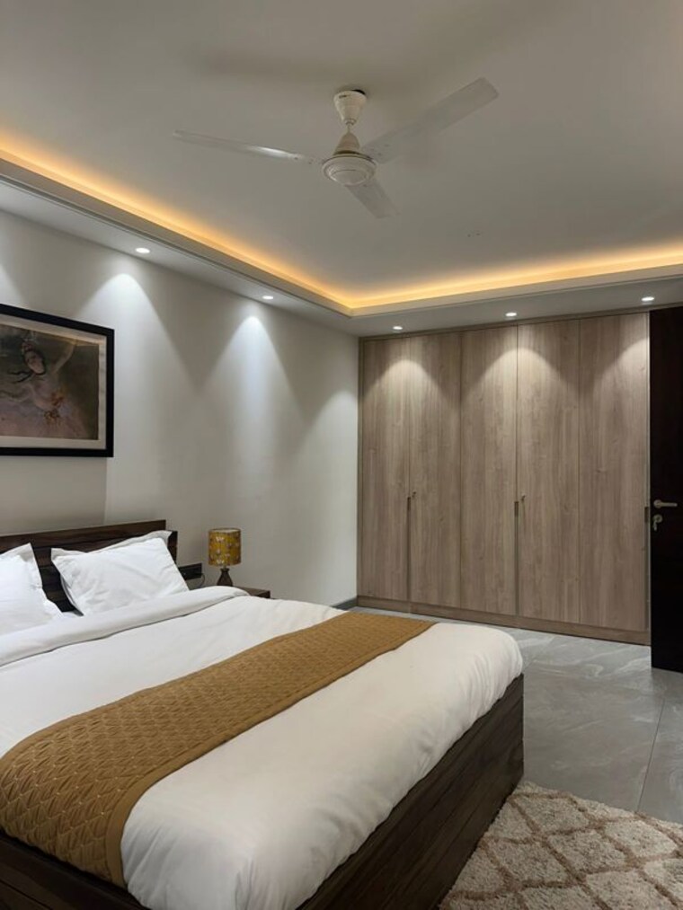 Bedroom, greater kailash i 3 Bedroom 2200 Sq.Ft. Builder Floor In Greater Kailash I Delhi 10199474