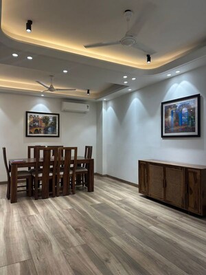 Living Room in 3 BHK Builder Floor at Greater Kailash I – for Rent