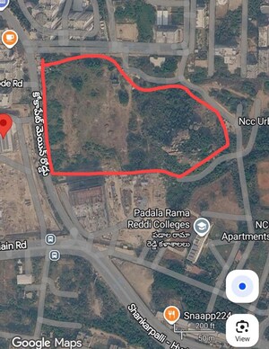  Land – Map Location View at Kokapet - for Sale