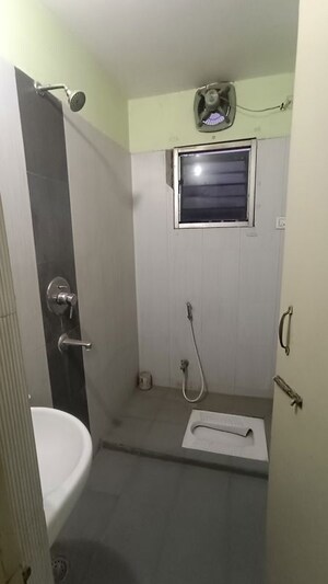 Bathroom in 1 RK Apartment at Exhibition Road – for Rent