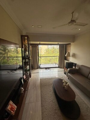 Living Room in 3 BHK Apartment at Khar West – for Sale