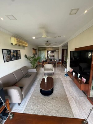 Living Room in 3 BHK Apartment at Khar West – for Sale