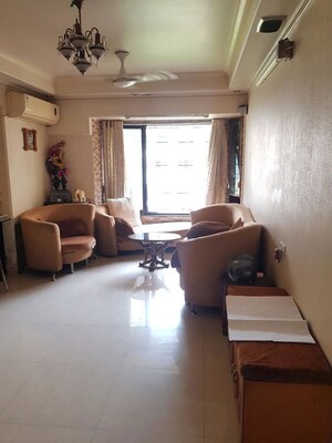 Living Room in 2 BHK Apartment at Siddharth Plaza, Lalbaug – for Rent