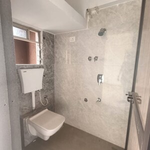 Bathroom in 2 BHK Apartment at AV Samaira Residency, Vasai East – for Rent