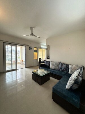 Living Room in 2 BHK Apartment at Sharada Spandan Apartments, Warje – for Rent