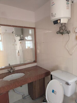 Bathroom in 2 BHK Builder Floor at Ansal Sushant Apartments, Sushant Lok I – for Rent