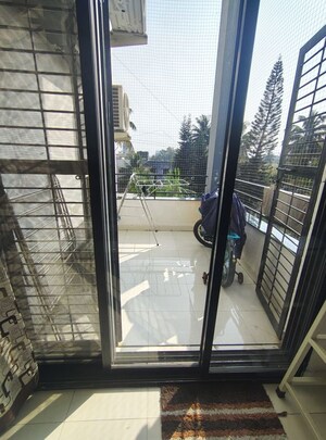 Balcony in 2 BHK Apartment at Vanaz Corner, Kothrud – for Rent