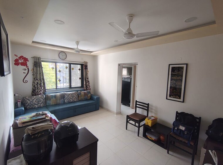 Living Room, vanaz-corner 2 Bedroom 1000 Sq.Ft. Apartment In Kothrud Pune 10199805