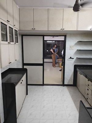 Kitchen in 1 BHK Apartment at Vile Parle West – for Rent