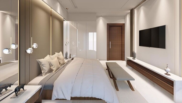 Master Bedroom, earthcon-rajpur-greens 3 Bedroom 2200 Sq.Ft. Builder Floor In Rajpur Dehradun 10199860
