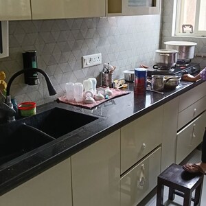 Kitchen in 3 BHK Apartment at Dwarka – for Rent