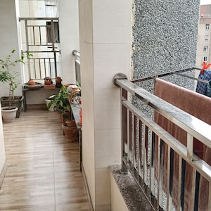 Balcony in 3 BHK Apartment at Dwarka – for Rent