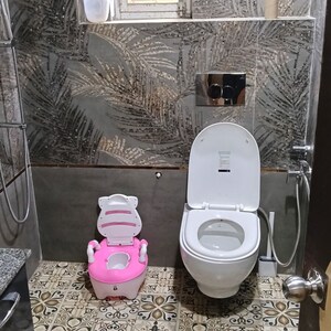 Bathroom in 3 BHK Apartment at Dwarka – for Rent