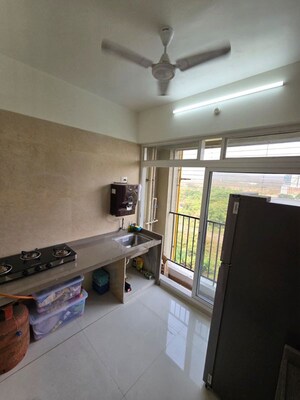 Kitchen in 3 BHK Apartment at Shakti Calista, Ghansoli – for Rent