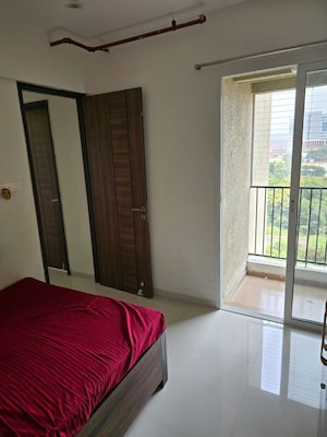 Bedroom in 3 BHK Apartment at Shakti Calista, Ghansoli – for Rent