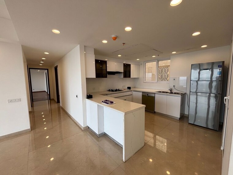 Kitchen, okhla industrial estate phase 1 3 Bedroom 2700 Sq.Ft. Apartment In Okhla Industrial Estate Phase 1 Delhi 10188975