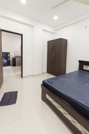 Bedroom in 1 BHK Builder Floor at Madhapur – for Rent