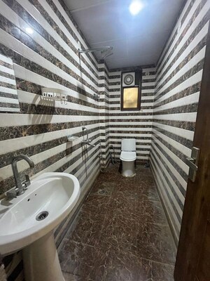Bathroom in 2 BHK Builder Floor at Chattarpur – for Rent
