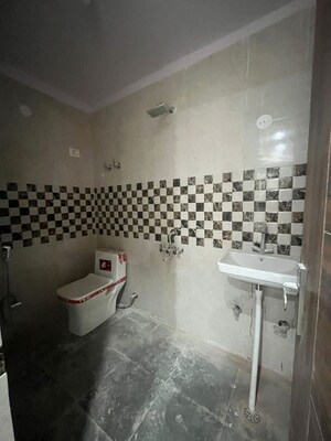 Bathroom in 2 BHK Builder Floor at Chattarpur – for Rent