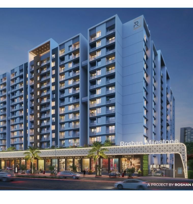 2 BHK 641 Sq.Ft. Apartment in Roshan Milestone