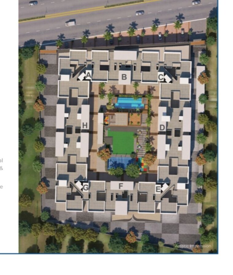 Master Plan, roshan-milestone 2 Bedroom 680 Sq.Ft. Apartment In Tathawade Pune 10199977