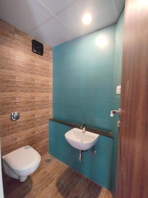 Bathroom in 1 BHK Apartment at Lodha Crown Quality Homes, Majiwada – for Sale
