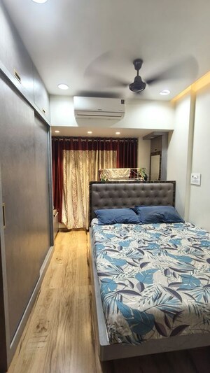 Bedroom in 2 BHK Apartment at Kamalnath CHS, Sanpada – for Rent