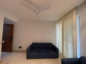 Living Room in 3 BHK Apartment at Maya Green Lotus Utsav, International Airport Road – for Rent