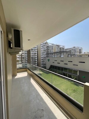Balcony in 3 BHK Apartment at Maya Green Lotus Utsav, International Airport Road – for Rent