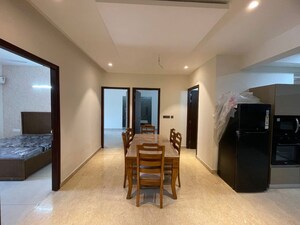 Living Room in 3 BHK Apartment at Maya Green Lotus Utsav, International Airport Road – for Rent