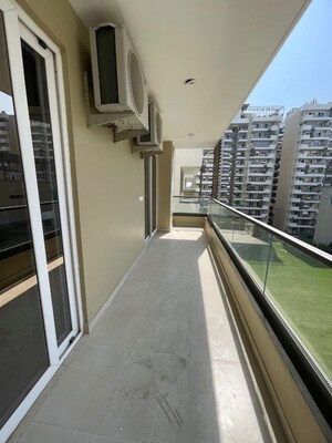 Balcony in 3 BHK Apartment at Maya Green Lotus Utsav, International Airport Road – for Rent