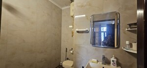Bathroom in 3 BHK Apartment at Chittaranjan Park – for Rent