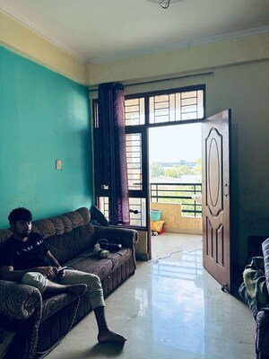 Living Room in 3 BHK Apartment at Sri Ram Gold Line Residency, Faizabad Road – for Rent