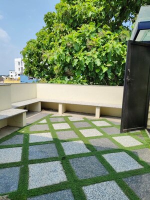 Balcony in 1 BHK Builder Floor at Halasuru – for Rent