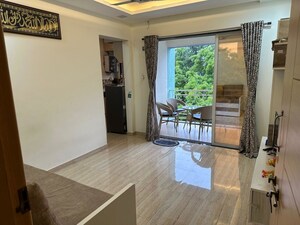 Living Room in 1 BHK Apartment at Adorn Alcazar, Kondhwa Budruk – for Sale