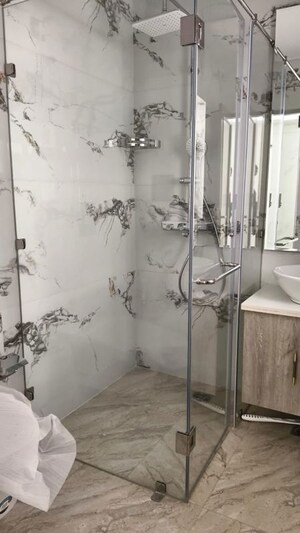 Bathroom in 4 BHK Builder Floor at Vasant Vihar – for Rent